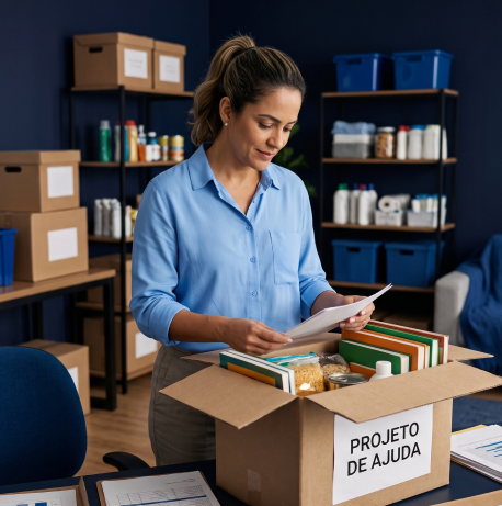 Equipe Lucrotec atendendo cliente do terceiro setor e ONGs